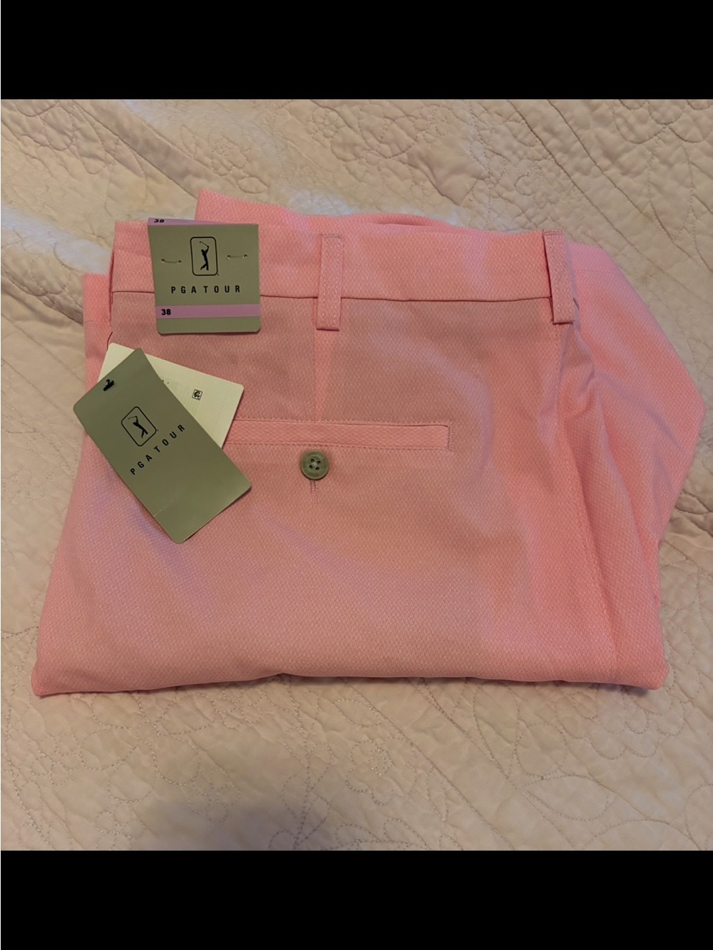 PGA TOUR Pink Performance Golf Pants